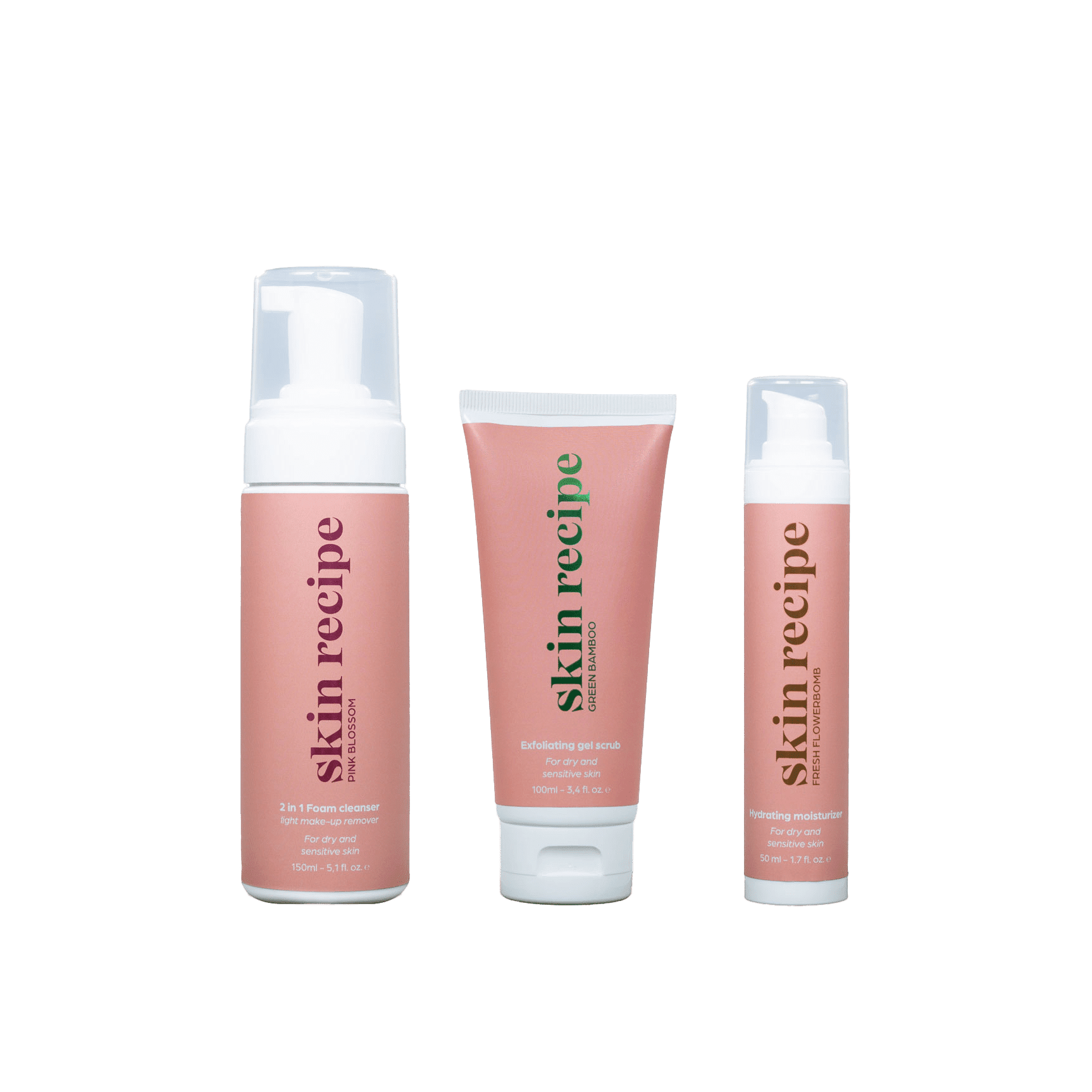 De power couple set | cleanser scrub en moisturizer